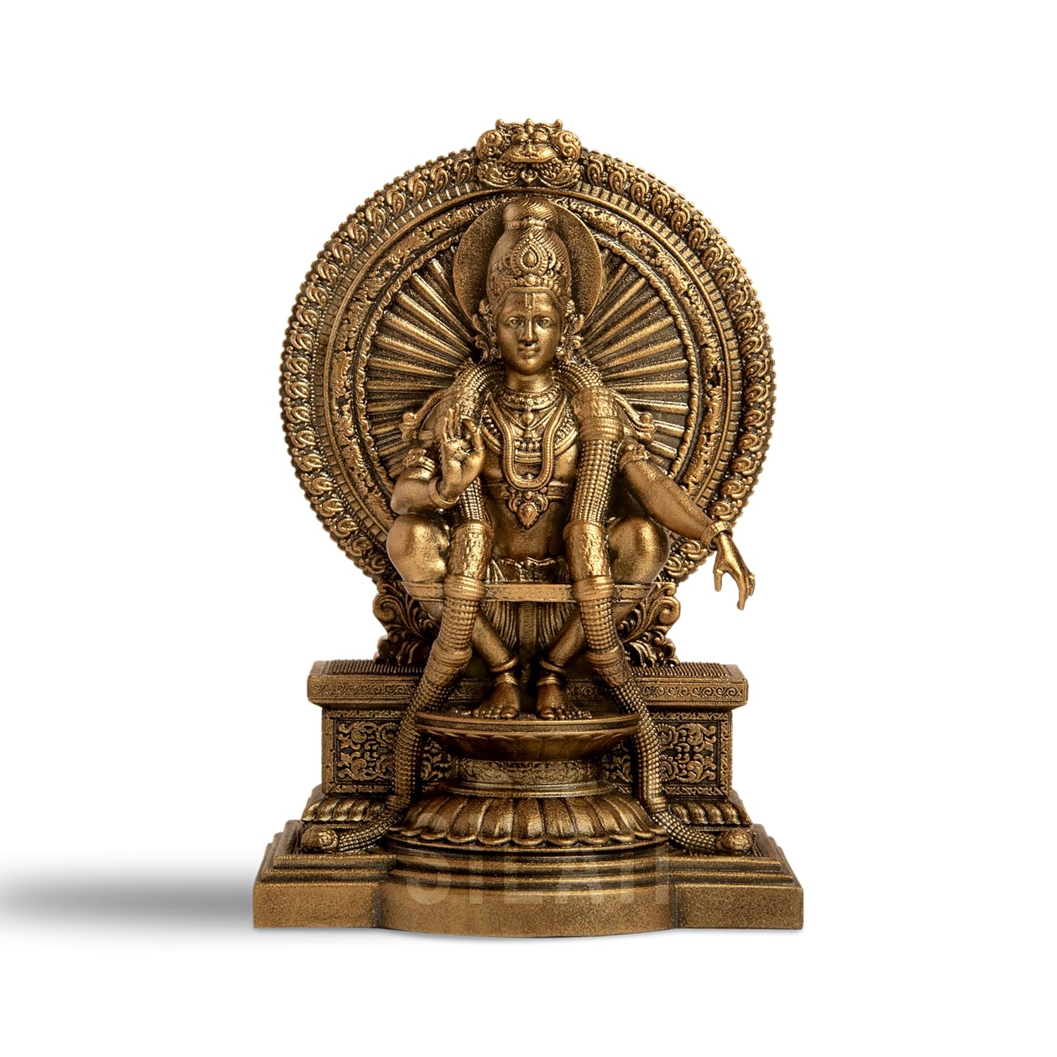 Lord Ayyappa statue, devotional books and pilgrimage essentials