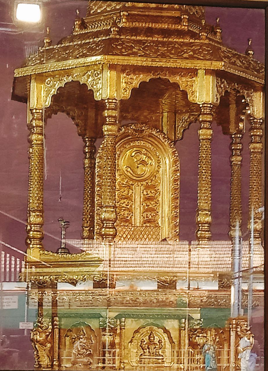 Temple chariot (ratha) at Sree Mookambika Temple, Kollur, used during the annual Rathotsava festival