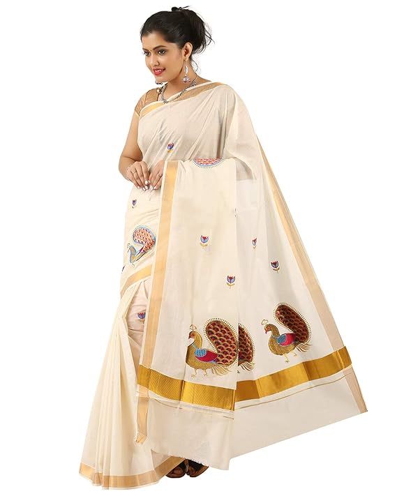 Kerala Saree for temple visit