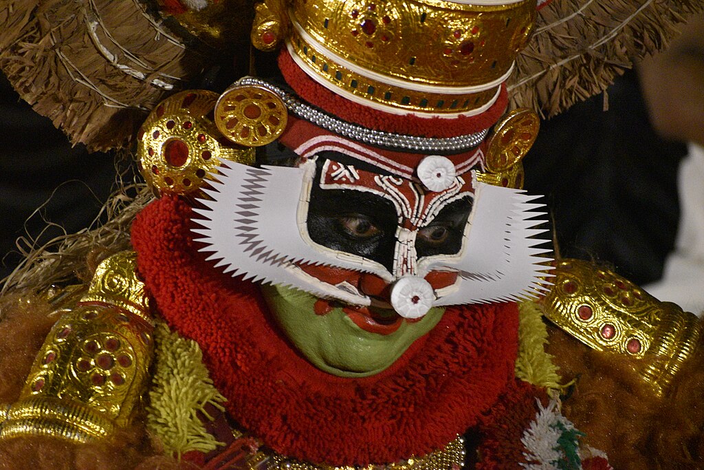 Koodiyattam performance at Kerala temple koothambalam